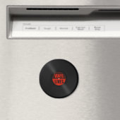 Retro Vinyl Lives Magneet (Insitu (Vaatwasser))