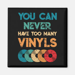 Retro Vinyl LP Record  die je nooit kunt hebben Magneet