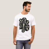 retro vinyl LP records T-shirt (Voorkant volledig)