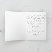 Retro Vinyl Platenspeler Foto Persoonlijk Kaart (Binnen)