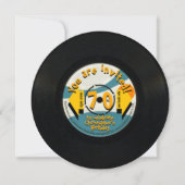 Retro Vinyl Record 70e verjaardag Ronde IV Kaart (Voorkant)