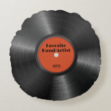 Retro Vinyl Record Aangepast favoriete bandmuzikan