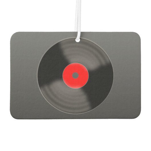 Retro Vinyl Record Air Freshener  Luchtverfrisser (Achterkant)
