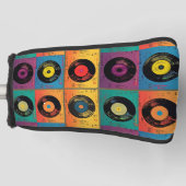 Retro Vinyl Record Album 60s 70s Golfheadcover (Voorkant)