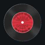 Retro Vinyl Record Birthday Party Invitation Kaart<br><div class="desc">viyl record verjaardagsfeest met een retro red starburst stripe - patroon op een schattige ronde cirkel die verjaardagsuitnodiging . Ideaal voor elke volwassenenjarige verjaardag,  30e verjaardag,  40e verjaardag,  50e verjaardag,  60e verjaardag feest.</div>
