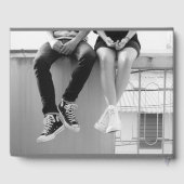 Retro Vinyl Record Gastenboek (Achterkant)