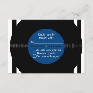Retro Vinyl Record l Modern RSVP