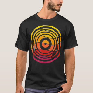 Retro Vinyl Record LP  analoge muziekschijf T-shirt