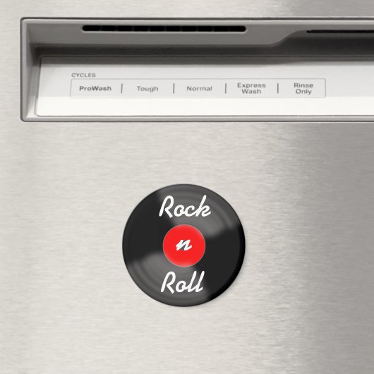 Retro Vinyl Record Magnet Gift (Insitu (Vaatwasser))