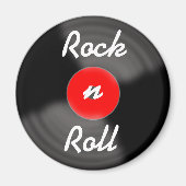 Retro Vinyl Record Magnet Gift (Voorkant)