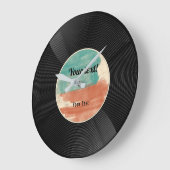 Retro Vinyl Record Music Album Grote Klok (Hoek)