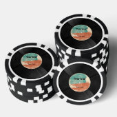 Retro Vinyl Record Music Album Poker Chips (Opstapeling)