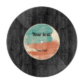 Retro Vinyl Record Music Album Snijplank (Voorkant)