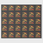 Retro Vinyl Record Music Electro turntable DJ Cadeaupapier (Vlak)