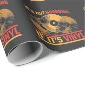 Retro Vinyl Record Music Electro turntable DJ Cadeaupapier (Rol Hoek)