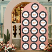 Retro Vinyl Record Muziek | Trouwtafel nummer Kaart