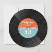  Retro Vinyl Record Muziek Verjaardag Kaart