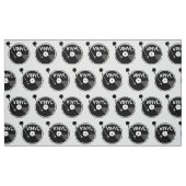 Retro Vinyl Record Platenspeler Stof (Fat Quarter)
