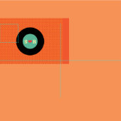 Retro Vinyl Record Trouwvlag Stof (Delen)