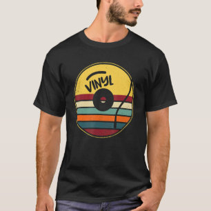 Retro Vinyl Record  Vinyls LP Record T-shirt