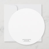 Retro Vinyl Record Weddenschap Kaart (Achterkant)