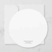 Retro Vinyl Record Wijnrood Vrijgezellenfeest Kaart (Achterkant)