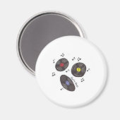 Retro Vinyl Records Magneet (Voorkant / Achterkant)