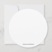 Retro Vinyl registreert uw foto sparen-de-Datum Save The Date (Achterkant)