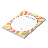 Retro Vinyl School Teacher Appreciation Gift Notitieblok (Linkerzijde)