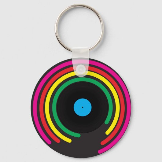 Retro Vinyl Sleutelhanger (Voorkant)