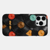 Retro Vinyl Verzamelaars DJ Cadeau iPhone Hoesje (Achterkant horizontaal)