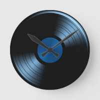 Retro VinylAlbum van het Verslag in Blauw