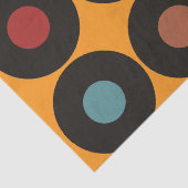 Retro  vinylmuziek tissuepapier (Detail)