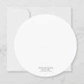 Retro Vinylplaat Bruidsuitnodiging Kaart (Achterkant)