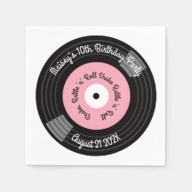 Retro Vinylplaat Feest