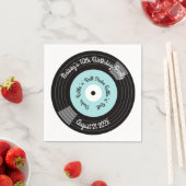 Retro Vinylplaat Feest Servet (Insitu)
