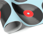 Retro-vinylplaat-inpakpapier Cadeaupapier (Rol Hoek)