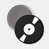 retro vinylplaat magneet (Voorkant / Achterkant)