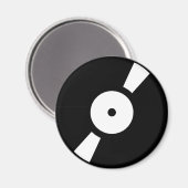 retro vinylplaat magneet (Voorkant / Achterkant)