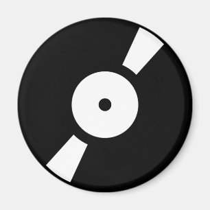 retro vinylplaat magneet