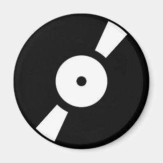 retro vinylplaat magneet
