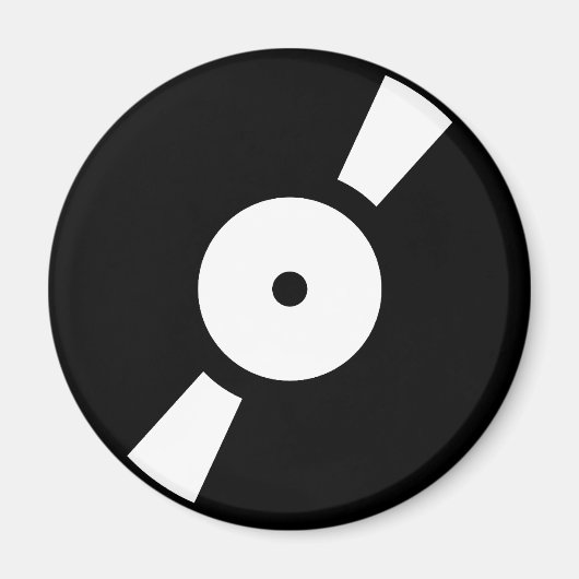 retro vinylplaat magneet (Voorkant)