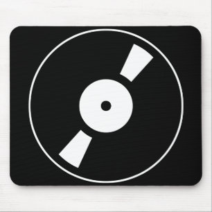 retro vinylplaat muismat