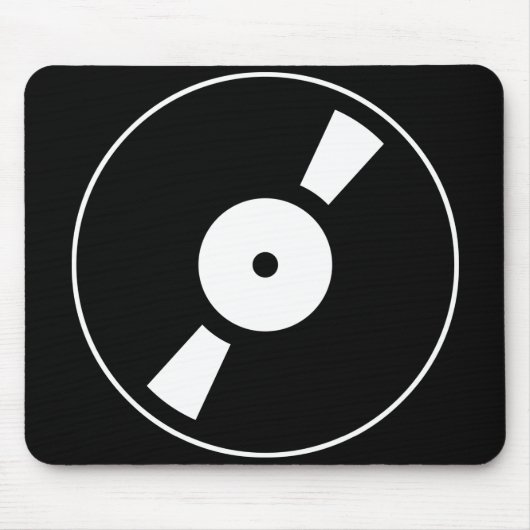 retro vinylplaat muismat (Voorkant)