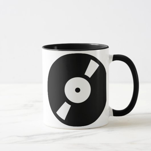 retro vinylplaat, retro vinylplaat mok (Rechts)