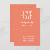 Retro vinylplaat RSVP bijgevoegde kaart (Voorkant / Achterkant)