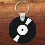 retro vinylplaat sleutelhanger (Voorkant)