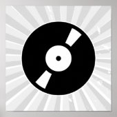 retro vinylrecord poster (Voorkant)