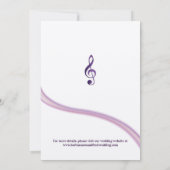 Retro Violet Vibes Cassettebandje Invitation Kaart (Achterkant)