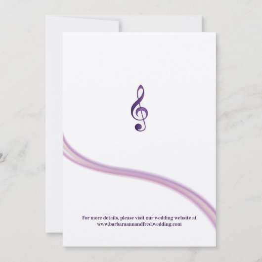 Retro Violet Vibes Cassettebandje Invitation Kaart (Achterkant)